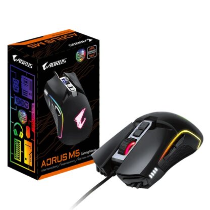 GIGABYTE MOUSE OPTICAL GAMING AORUS M5 USB BLACK