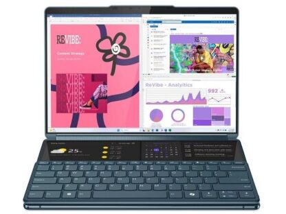 LENOVO Laptop Yoga Book 9 13IMU9 2x 13.3&apos;&apos; 2.8K OLED/Ultra7-155U/16GB/1TB SSD/Intel Iris Xe Graphics/Win 11H/3Y Premium/Tidal Teal