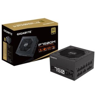 GIGABYTE Power Supply 750W Fully Modular 80+Plus GOLD Main Japanese capacitors