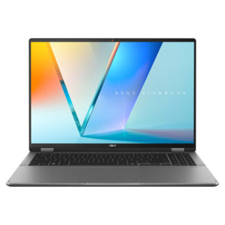 ASUS Laptop Vivobook 16 Flip OLED TP3607SA-OLED-RJ027W 16&apos;&apos; 3K (2880 x 1800) 120Hz/Ultra 7 258V/32GB/1TB SSD NVMe PCIe 4.0/Win 11 Home/2Y/Matte Gray
