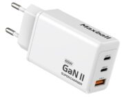 MAXBALL Charger T826 GaN II 3-Ports USB 65W White