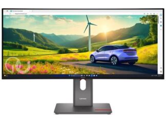 LENOVO Monitor Thinkvision P34WD-40 34'' IPS WQHD,HDMi,Display Port,Ethernet,Height Adjust,3YearsW