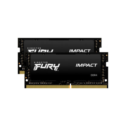 KINGSTON Memory KF426S15IB1K2/32 ,FURY Impact DDR4 SODIMM, 2666MT/s, 32GB, Kit of 2