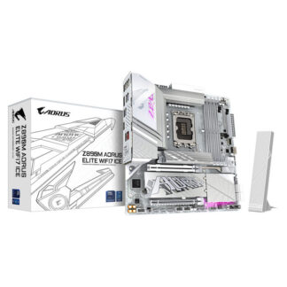 GIGABYTE MOTHERBOARD Z890M A ELITE WF7 ICE ,1851, DDR5, MATX