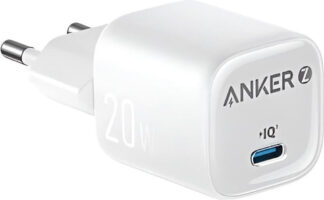 ANKER WALL CHARGER 20W 1 PORT TYPE-C WHITE