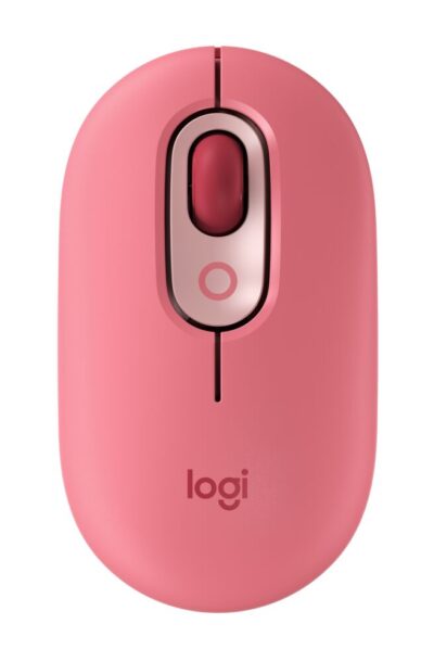 LOGITECH Mouse POP Wireless With Emoji Button Rose