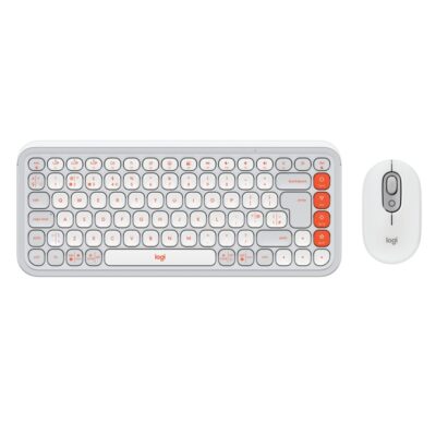 LOGITECH Keyboard/Mouse POP Icon Combo White