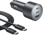 ANKER CAR CHARGER 3 PORT 167,5W WITH 1m CABLE