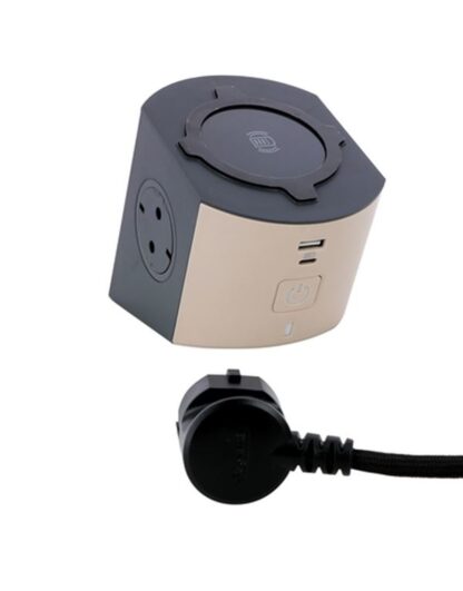 Legrand SurgeArrest 2 Outlets 2m Cable Corner Brown/Black