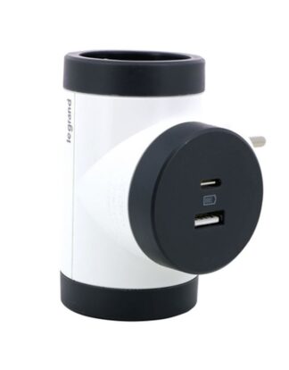 Legrand SurgeArrest 2 Outlets White/Black Rotating