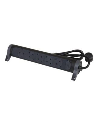 Legrand SurgeArrest 5 Outlets 1.5m Cable Black/Grey Rotating