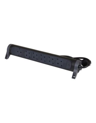 Legrand SurgeArrest 6 Outlets 1.5m Cable Black/Grey Rotating