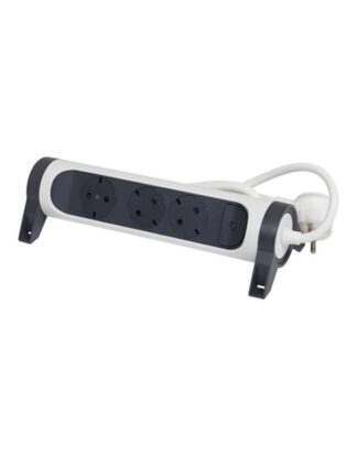 Legrand SurgeArrest 3 Outlets 3m Cable White/Grey Rotating
