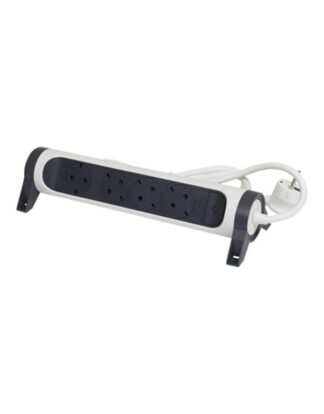 Legrand SurgeArrest 4 Outlets 3m Cable White/Grey Rotating