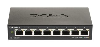 D-LINK SWITCH DGS-1100-08V2, 8 PORT GIGABIT SMART
