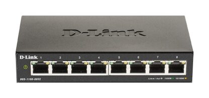 D-LINK SWITCH DGS-1100-08V2, 8 PORT GIGABIT SMART