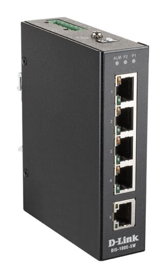 D-LINK DIS-100E-5W INDUSTRIAL 10/100 UNMANAGED SWITCH