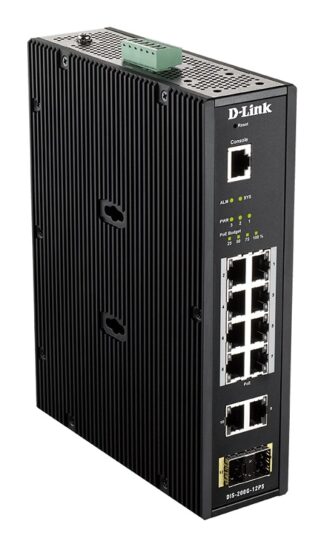 D-LINK DIS-200G-12PS INDUSTRIAL SWITCH 8XGB POE,2xGB,2xSFP