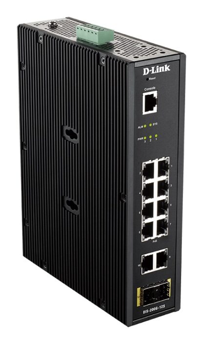 D-LINK DIS-200G-12S INDUSTRIAL SWITCH 10 X 100/1000, 2xSFP