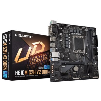 GIGABYTE MOTHERBOARD H610M S2H V2 DDR4 ,1700 ,MATX