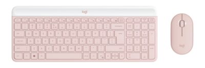 LOGITECH Keyboard/Mouse Wireless MK470 Rose