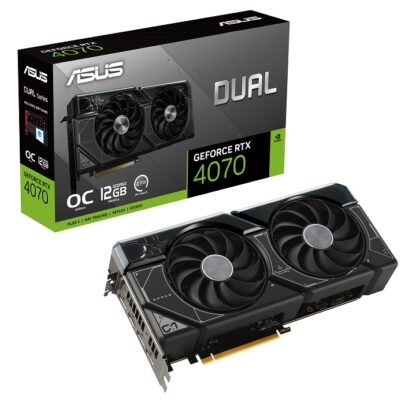 ASUS VGA DUAL-RTX4070-O12G, 12GB, GDDR6X