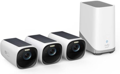 ANKER Wi-Fi Battery Camera Solar EufyCam 3 Kit 3+1 4K With Homebase 3