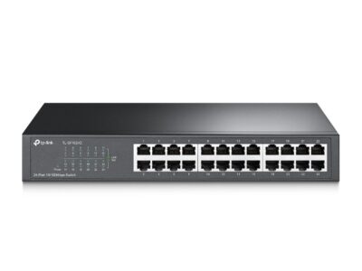 TP-LINK Switch TL-SF1024D, 24 port, 10/100 Mbps, Steel Case