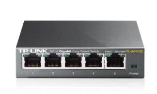 TP-LINK Switch TL-SG105E, 5 port Easy Smart, 10/100/1000 Mbps, Steel Case
