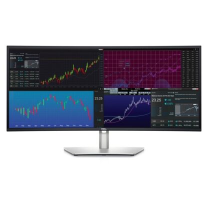 DELL Monitor U3423WE 34'' 3440x1440 Curved Ultrasharp IPS, HDMI, DisplayPort, USB-C, RJ45 Height Adjustable,Speakers,3YearsW